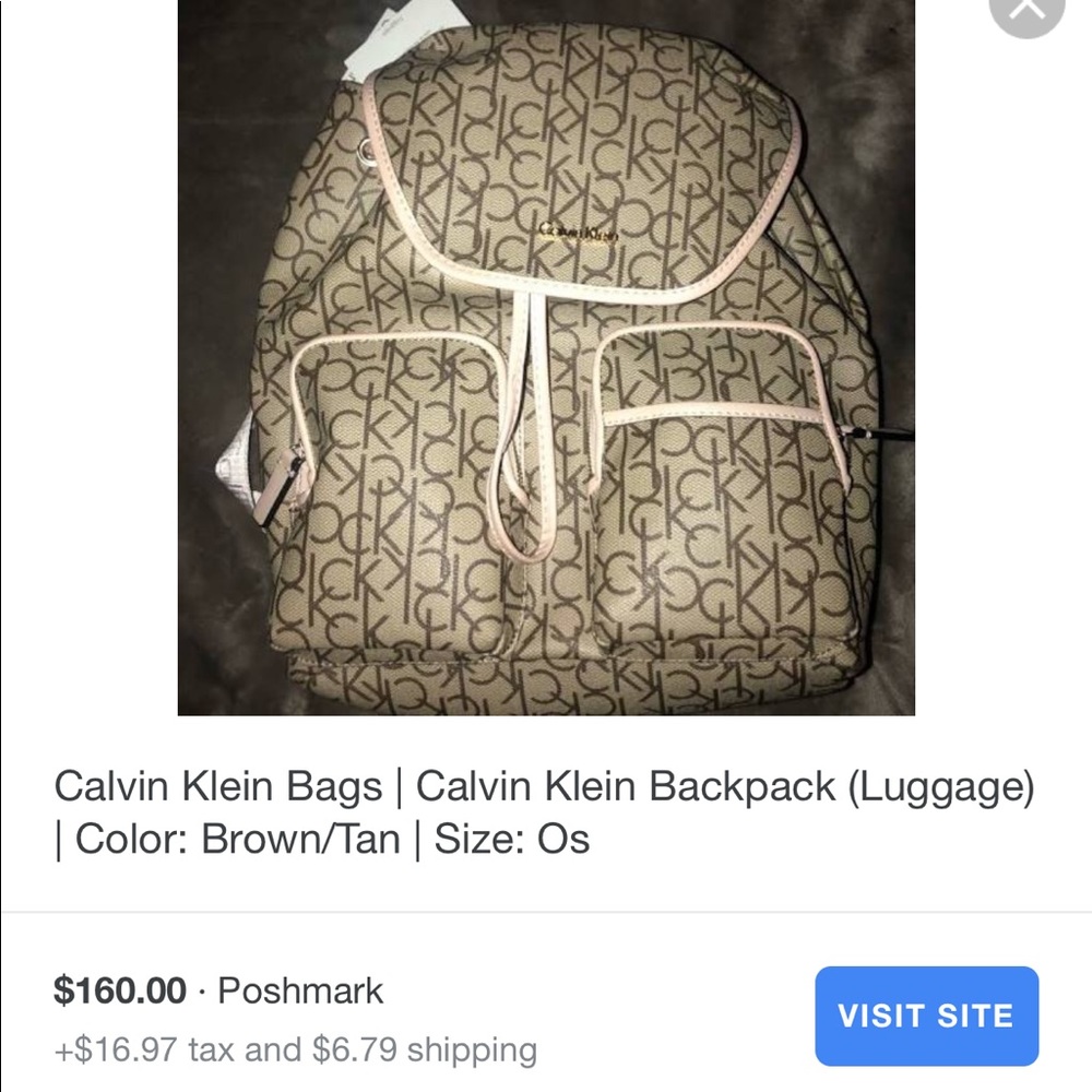Calvin Klein Backpack/luggage)